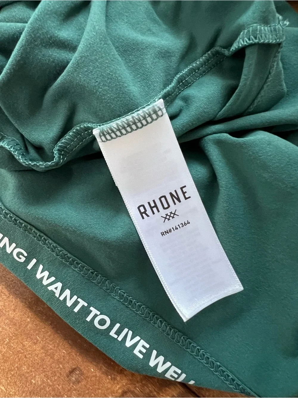 Rhone Reign Performance T-Shirt Men’s XXL Green Athletic Training Tee
